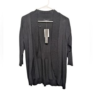 MM by My Michelle Women's Black Open Front Cardigan Small New